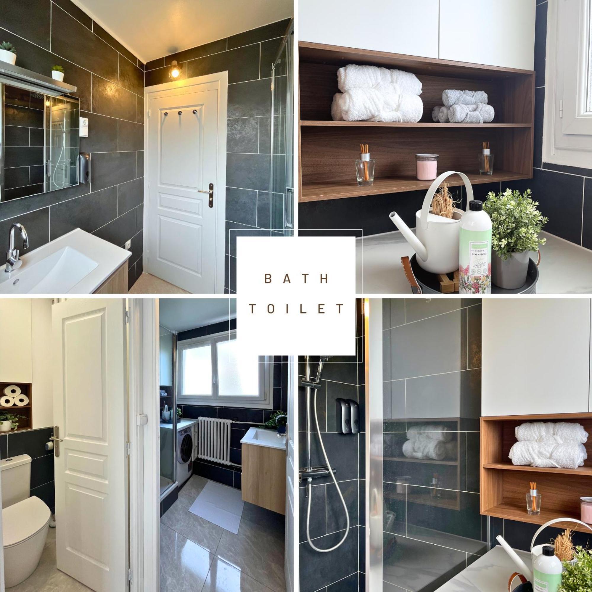 Entire 60M2 Apartment - Close To Paris - Parking - Kitchen - 2Min Rerb - Olympic'24 Бур-ла-Рен Экстерьер фото